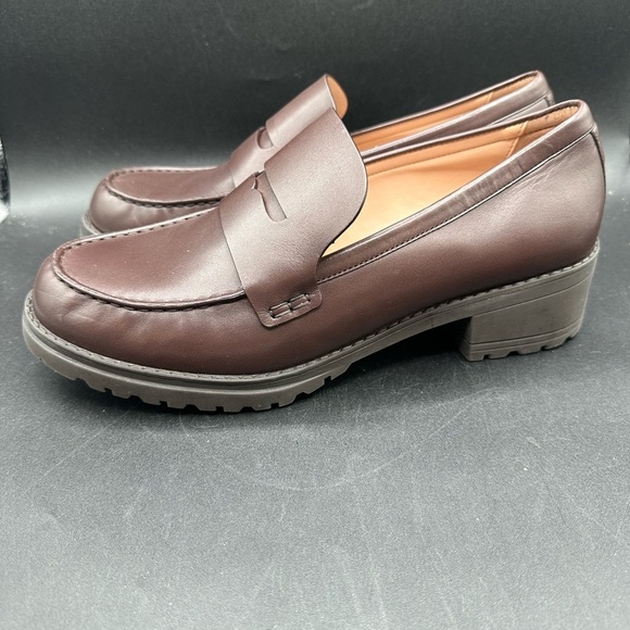 Cole Haan Camea Lug Leather Loafer Brown Womens 10.5B - Picture 3 of 6